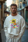 Crazy print inspired by Bart Simpson